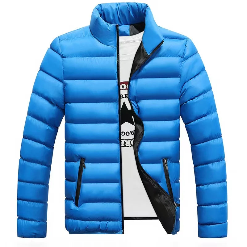 Autumn and winter sweaters for men middle-aged and young standing collar hoodies base shirts trendy tops fleece semi high