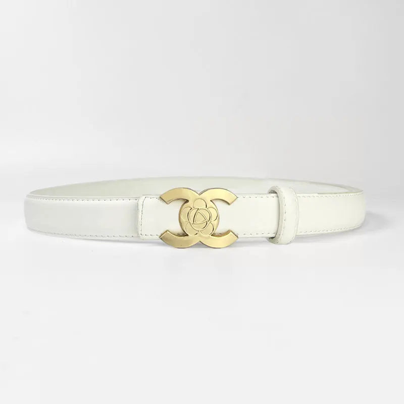 Women's belts designed in the style of luxury brands make women look more beautiful when worn as accessories and can also be giv