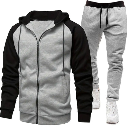 Hoodies Sets Men's Clothing Fashion Autumn/Winter Designer Clothing Hooded Jacket + Pants Suit Jogging Sportswear Two-piece Suit