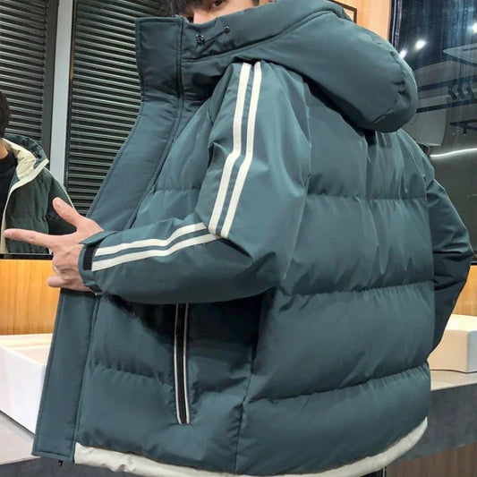 Hoodie Jacket Man Printed Winter Down Coat for Men Cold Casual Fast Delvery Stylish Aesthetic Cheap Sale Joker Deals Work New In