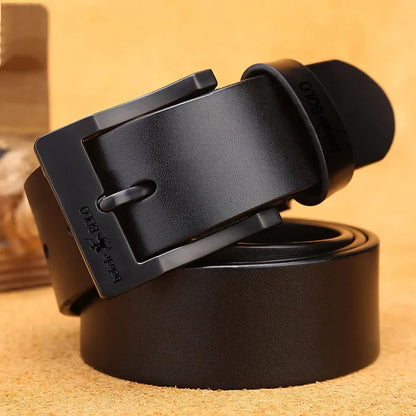 2024 Famous Luxury Brand Designer Jeans Belts for Men Real Genuine Leather Men's Fashion Metal Alloy Pin Buckle Business Belt