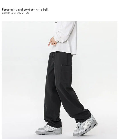 M-XXXXXXXXL Mens Cargo Combat Trousers Chino Cotton Jeans Casual Streetwear Work Wear Pants Plain Color Autumn Bottoms 8XL 7XL - Premium Kiosk