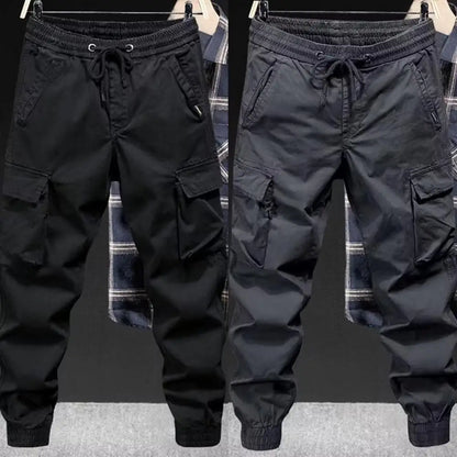 Cargo Pants Men Jogging Casual Pants Cotton Full Length Military Mens Streetwear Mens Work Tracksuit Trousers Plus Size