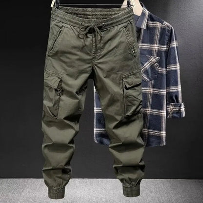 Cargo Pants Men Jogging Casual Pants Cotton Full Length Military Mens Streetwear Mens Work Tracksuit Trousers Plus Size