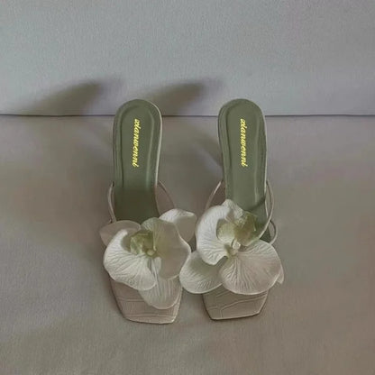 Women's Slippers Casual Fashionable High Quality Shoes for Women Shallow Women Sandals Elegant Flowers Design Women's Slippers