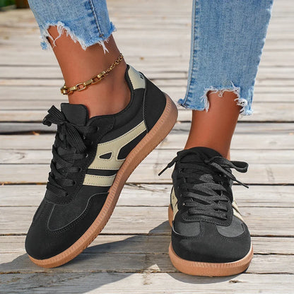2025 New Ladies Black Sneakers Soft-soled Comfortable Shoes Women Leisure Joker Walking Shoes Tenis Feminino Zapatillas Mujer