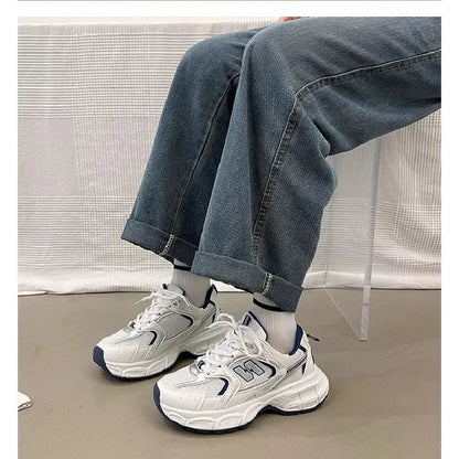 Women's Fashion Dad Shoes -Platform Mesh Running Sneakers，Breathable Casual Sports Shoes for Students，Everyday Training Shoes
