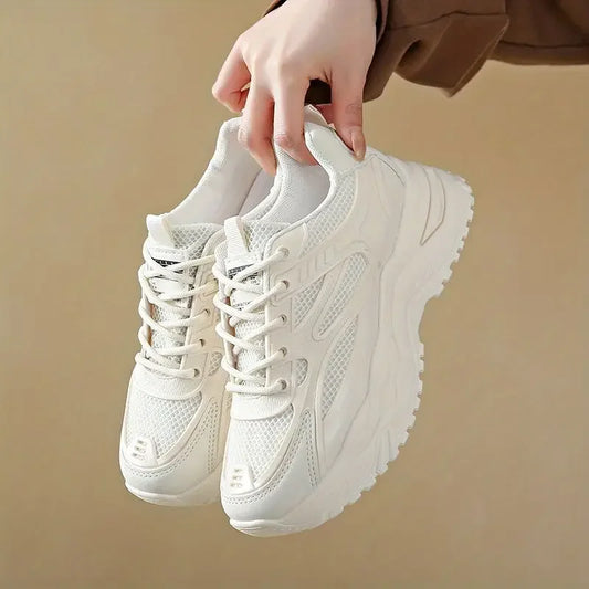 Women's Dad Shoes 2024 New High on Platform Ladies Footwear Original Arrival Comfortable and Elegant Sale Offers Aesthetic Cheap