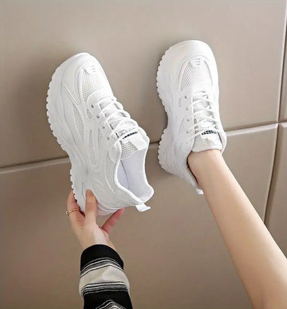 Women's Dad Shoes 2024 New High on Platform Ladies Footwear Original Arrival Comfortable and Elegant Sale Offers Aesthetic Cheap