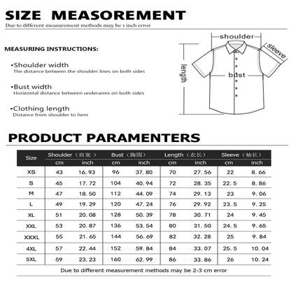Men's shirt linen summer shirt beachwear blue short sleeved solid color lapel summer casual