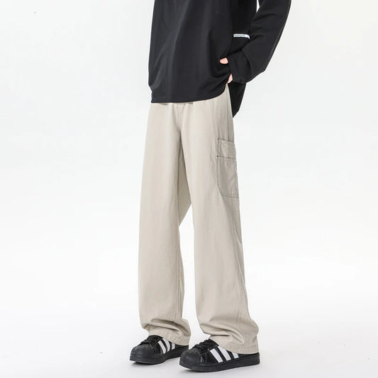 M-XXXXXXXXL Mens Cargo Combat Trousers Chino Cotton Jeans Casual Streetwear Work Wear Pants Plain Color Autumn Bottoms 8XL 7XL - Premium Kiosk
