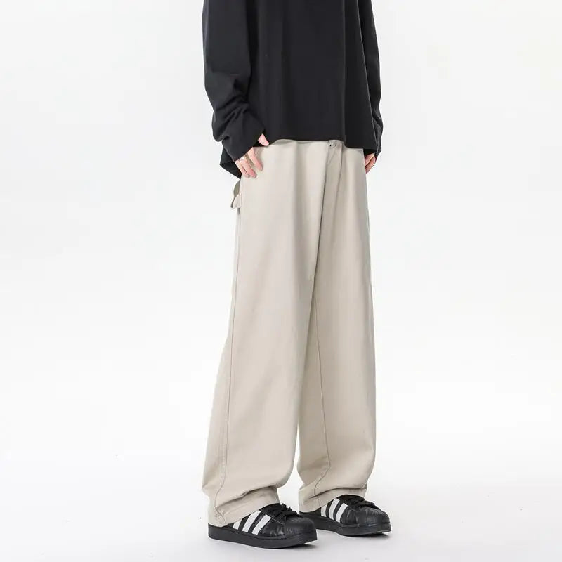 M-XXXXXXXXL Mens Cargo Combat Trousers Chino Cotton Jeans Casual Streetwear Work Wear Pants Plain Color Autumn Bottoms 8XL 7XL - Premium Kiosk
