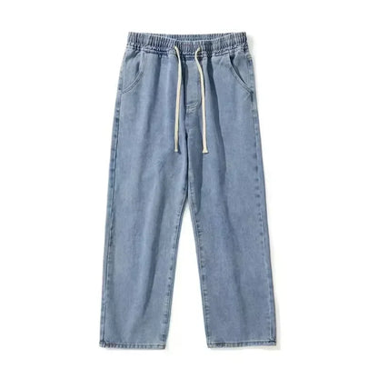 Jeans Men Wide Leg Cargo Pants Streetwear Baggy Men Korean Fashion Loose Straight Male Clothing Y2K Hip Hop Style Male Trousers - Premium Kiosk