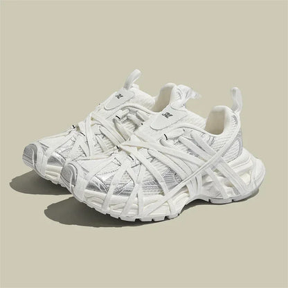 Daddy shoes women's shoes new dirty shoes small dirty shoes sneakers platform thick bottom strap niche casual shoes