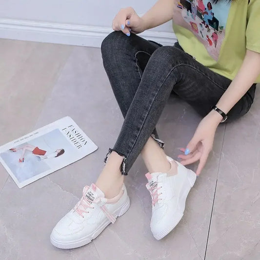 Woman Footwear Sports Athletic Shoes for Women Sneakers Spring Autumn New Arrival 2024 High Quality Trends H On Offer In Offers