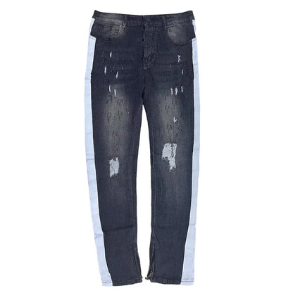 Jeans Men Wide Leg Cargo Pants Streetwear Baggy Men Korean Fashion Loose Straight Male Clothing Y2K Hip Hop Style Male Trousers - Premium Kiosk