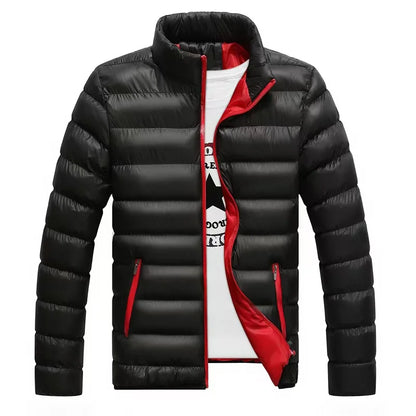 Autumn and winter sweaters for men middle-aged and young standing collar hoodies base shirts trendy tops fleece semi high