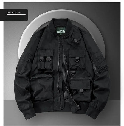 Men's Casual Multi-Functional Jackets Men's Cool Coats Outdoors Classics Cross-Country Sports Windproof Waterproof Autumn Winter