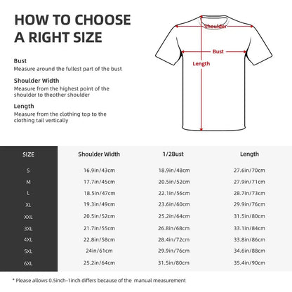 Men LOGO T Shirts Ministry Cotton Tops Casual Short Sleeve Round Neck Tee Shirt 6XL T-Shirts