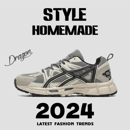 2025 Spring New Men's Fashion Network Surface Breathable Sports Daddy Shoes All Casual Comfortable Running Mountaineering Shoes