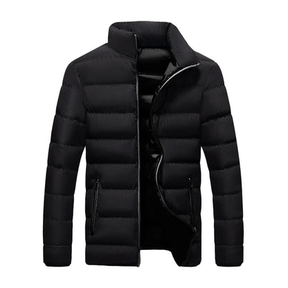 Autumn and winter sweaters for men middle-aged and young standing collar hoodies base shirts trendy tops fleece semi high