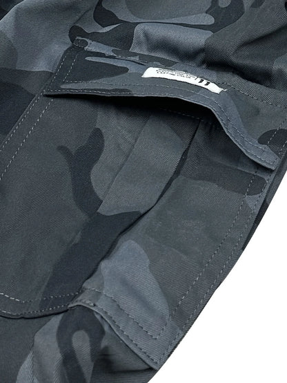 [Trendy Camo Cargo Pants] Camo Cargo Pants - Men's Trendy Casual Regular Fit Trousers With Side Pocket For Outdoor Activities