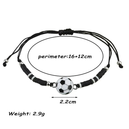 12 piece/set of personalized men's and women's bracelets for football, basketball, volleyball rugby and baseball Bracelet set