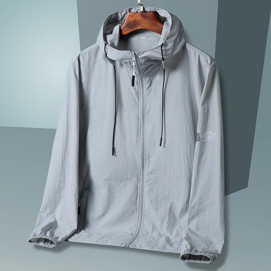 2025 Summer Hooded Jacket Men Women Sun Protection Clothing Fishing Hunting Clothes Quick Dry Skin Windbreaker