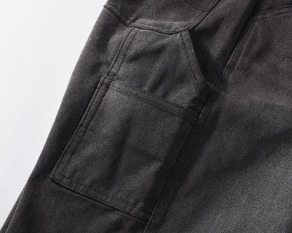 Yao Fashion ERD Luxury Casual Cargo Jeans Streetwear Loose Vintage Ripped Pants High Streetwear HipHop Unisex Trousers For Men - Premium Kiosk