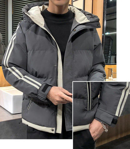 Hoodie Jacket Man Printed Winter Down Coat for Men Cold Casual Fast Delvery Stylish Aesthetic Cheap Sale Joker Deals Work New In