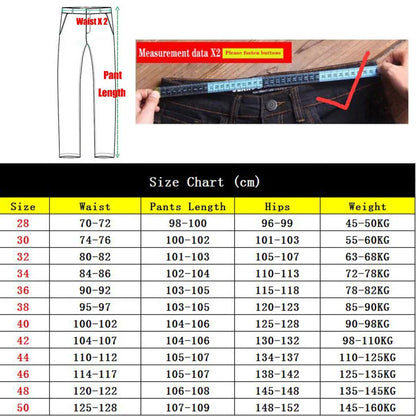10XL Oversize Wide Legs Jeans Men Soft Cotton Cargo Jeans Plus Size Baggy Men's Trousers Fashion Streetwear Working Jeans Man - Premium Kiosk