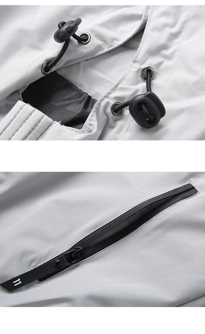 Hooded Jacket Men Autumn Thin Breathable Outdoor Sportwear Windbreaker Hiking Sport Outwear Windproof Hoodies Men's Clothing Top