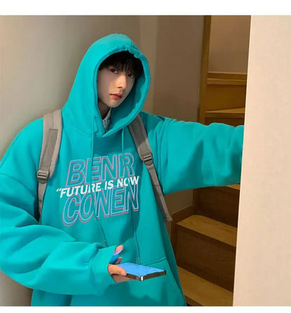 Hoodies Men Chic Daily Boy Men's Autumn New High Street Fashion Brand Jacket Ins Spring Autumn Sports Clothes ropa hombre y2k