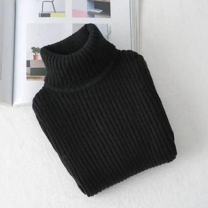 2024 New Sweater Kids Sweaters Autumn Girls Turtleneck Sweaters 1-9Yrs Baby Boys Pullover Winter Knitted Bottoming Boys Sweaters
