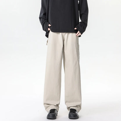 M-XXXXXXXXL Mens Cargo Combat Trousers Chino Cotton Jeans Casual Streetwear Work Wear Pants Plain Color Autumn Bottoms 8XL 7XL - Premium Kiosk