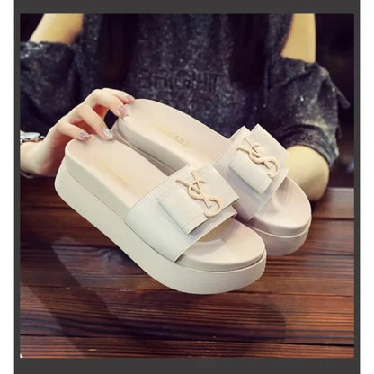 Women Slippers Summer Anti-slip Shoes Platform Design Trend Casual Fashion Sandals Casual Outside Non-slip Slippers Slides Women