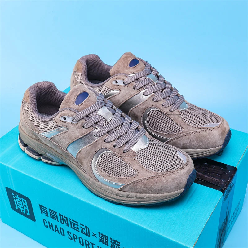 2025 Summer New Men's Fashion Network Surface Breathable Sports Daddy Shoes All Casual Comfortable Running Mountaineering Shoes