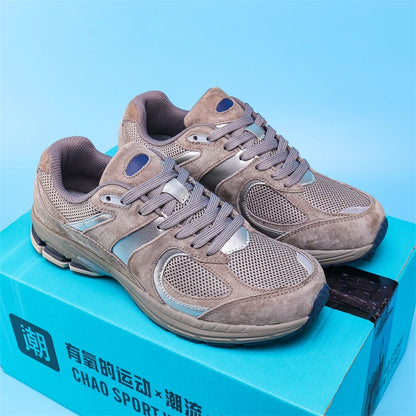 2025 Summer New Men's Fashion Network Surface Breathable Sports Daddy Shoes All Casual Comfortable Running Mountaineering Shoes