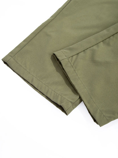 Men's Cargo Pants Sweatpants Outdoor Loose Straight Long Trousers Summer Casual Multi-Pocket Durable Workwear Male Trousers - Premium Kiosk