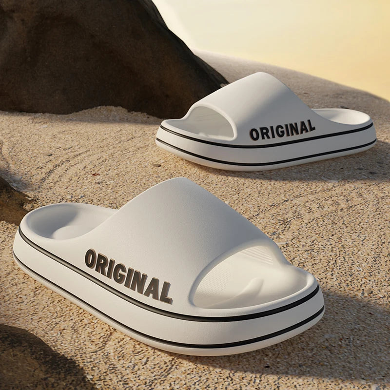 Women's Classic Slippers Slip-Resistant Soft Indoor Outdoor  Comfortable Summer Footwear Men's Shoes - Premium Kiosk