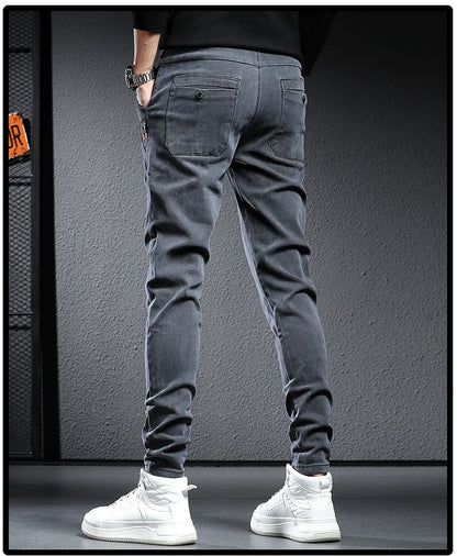 Spring Summer Black Gray Cargo Jeans Men Streetwear Denim Jogger Pants Men Baggy Harem Jean Trousers cargo pants men jeans - Premium Kiosk