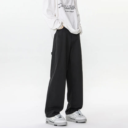 M-XXXXXXXXL Mens Cargo Combat Trousers Chino Cotton Jeans Casual Streetwear Work Wear Pants Plain Color Autumn Bottoms 8XL 7XL - Premium Kiosk