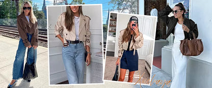 Women Straight Cargo Jeans Women's Streetwear Stretchy High Waisted Jeans Unique Multi-Pocket Female Trousers Pocket Design - Premium Kiosk