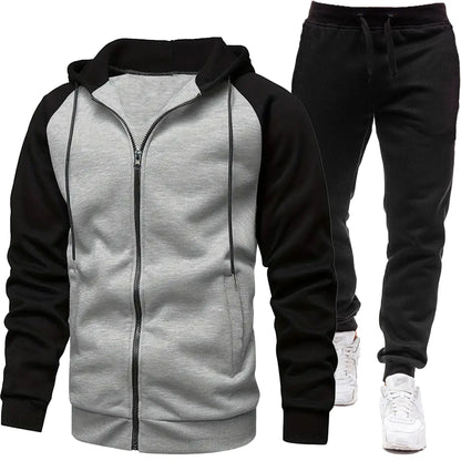 Hoodies Sets Men's Clothing Fashion Autumn/Winter Designer Clothing Hooded Jacket + Pants Suit Jogging Sportswear Two-piece Suit