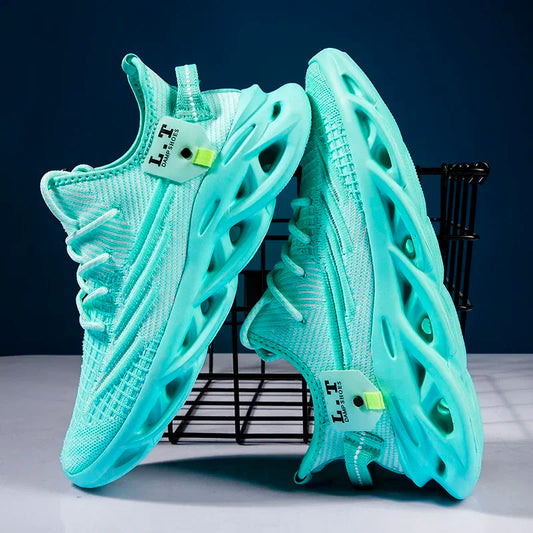 2024 The New Black Running  Shoes Casual Sneakers White Outdoor Breathable Mesh Shoes Men Light Shock-absorption Sneakers