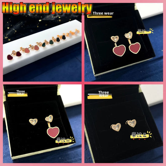 2025 New Fashionable Minimalist, Small and Popular, Exquisite Love Earrings for Women, Suitable for Jewelry Gifts, Free Shipping