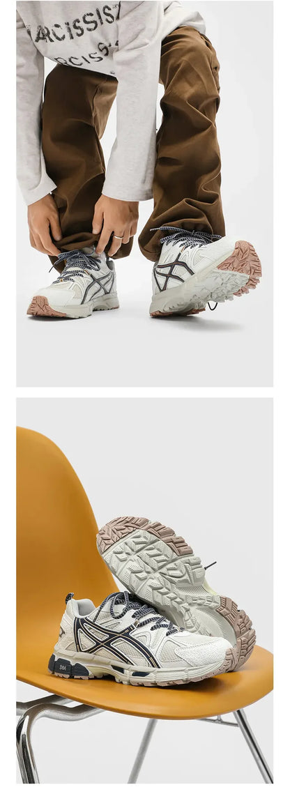 2025 Spring New Men's Fashion Network Surface Breathable Sports Daddy Shoes All Casual Comfortable Running Mountaineering Shoes