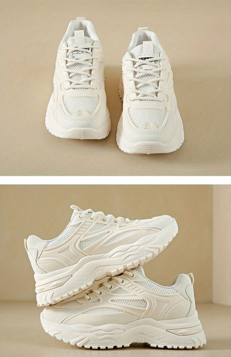 Women's Dad Shoes 2024 New High on Platform Ladies Footwear Original Arrival Comfortable and Elegant Sale Offers Aesthetic Cheap