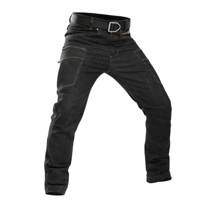 Men's Tactical Jeans Military Denim Cargo Pants Multi-pocket Elastic Casual  Work Trousers Outdoor Combat Training Hiking Pants - Premium Kiosk