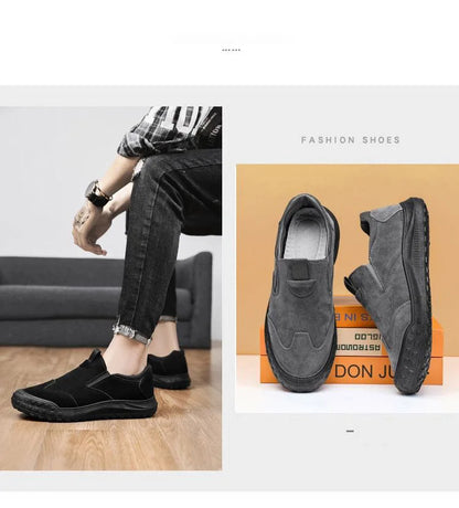 2025 Men's Loafer Shoes, Breathable Comfy Non-slip Slip On Shoes, Men's Walking Shoes, Spring And SummeFashionable Men's Shoes